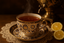 a beautiful cup of traditional russian earl grey