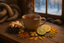 Our Cold Weather Tea Blend: Black tea, Pineapple + Ginger + Lime + Lemon pieces, Lemongrass leaves, Calendula + Sunflower petals - a nice cosy cup of tea warming at home home 