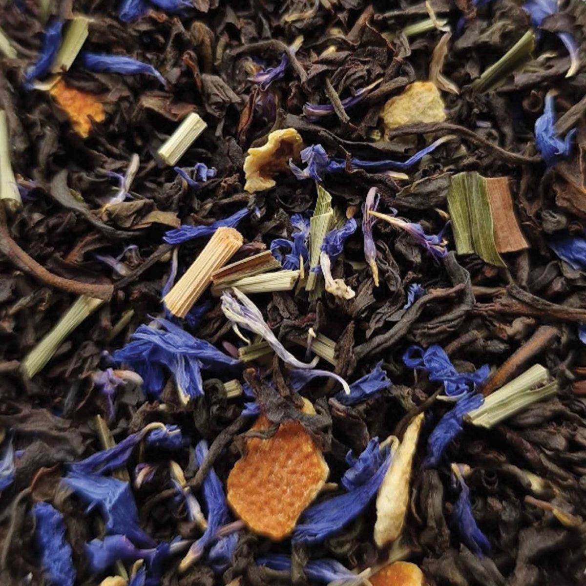 Russian Earl Grey Breakfast Loose Leaf Tea - tea leaves