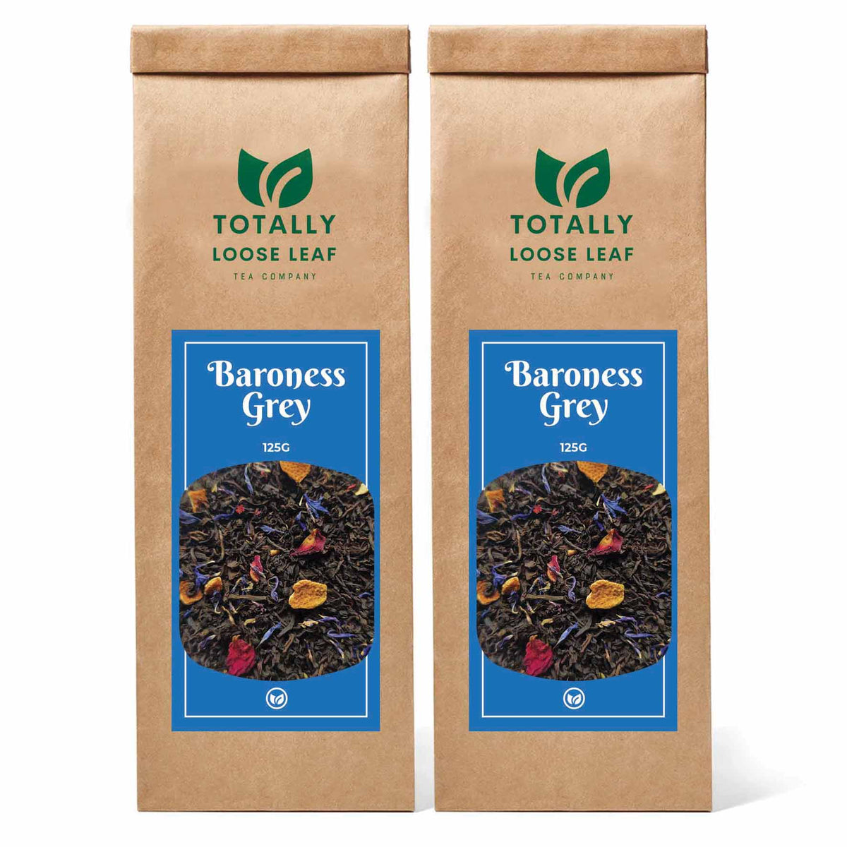 Baroness Grey Breakfast Loose Leaf Tea - two pouches