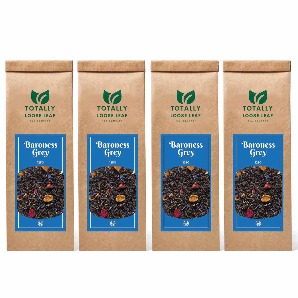 Baroness Grey Breakfast Loose Leaf Tea - four pouches