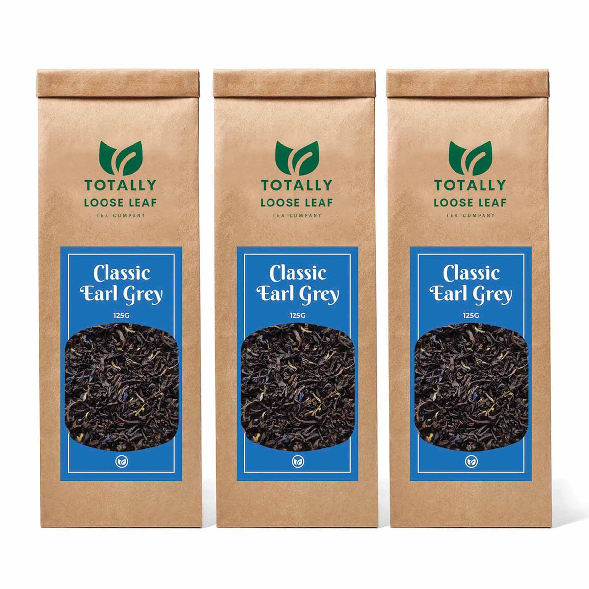 Classic Earl Grey Breakfast Loose Leaf Tea - three pouches