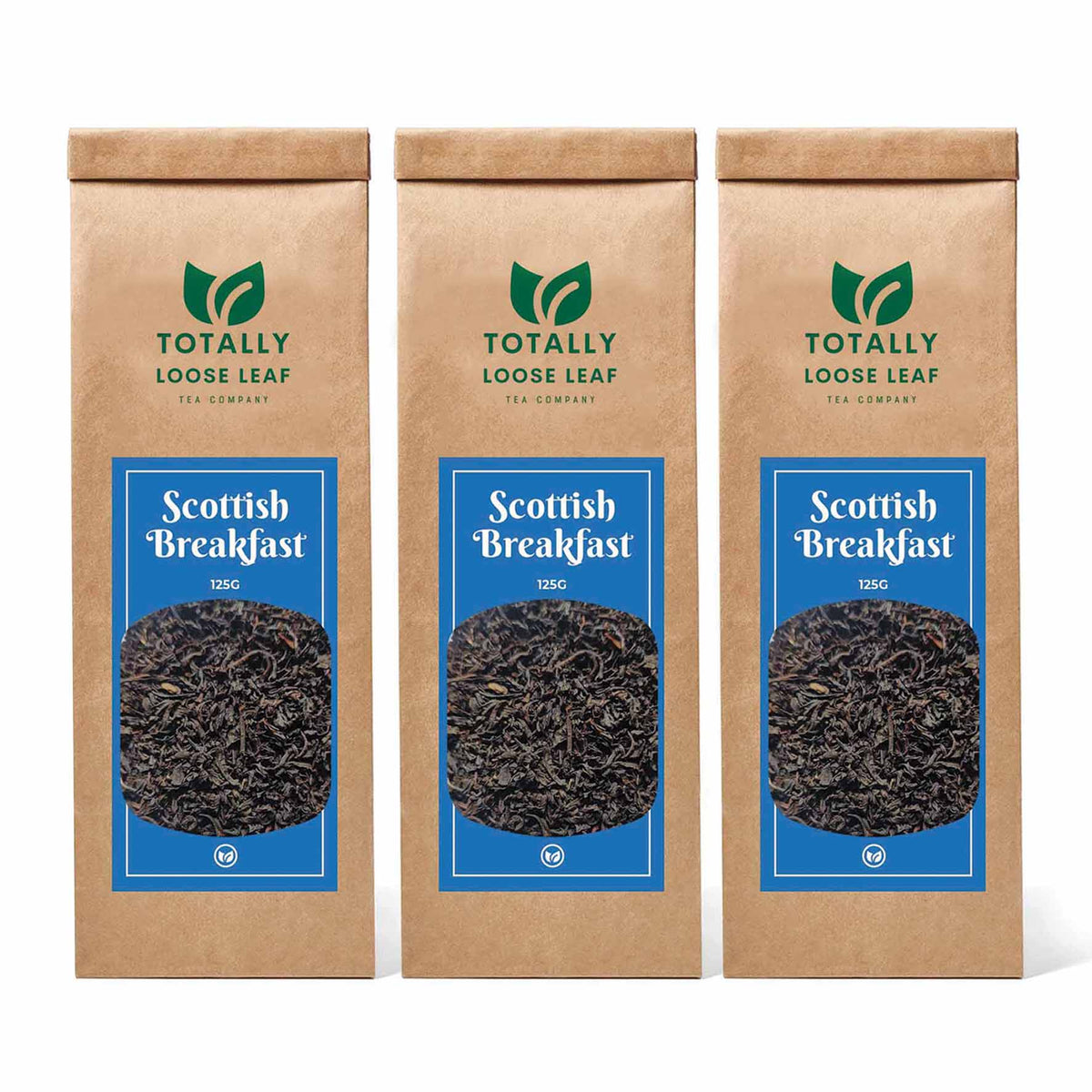 Scottish Breakfast Loose Leaf Tea - three pouches