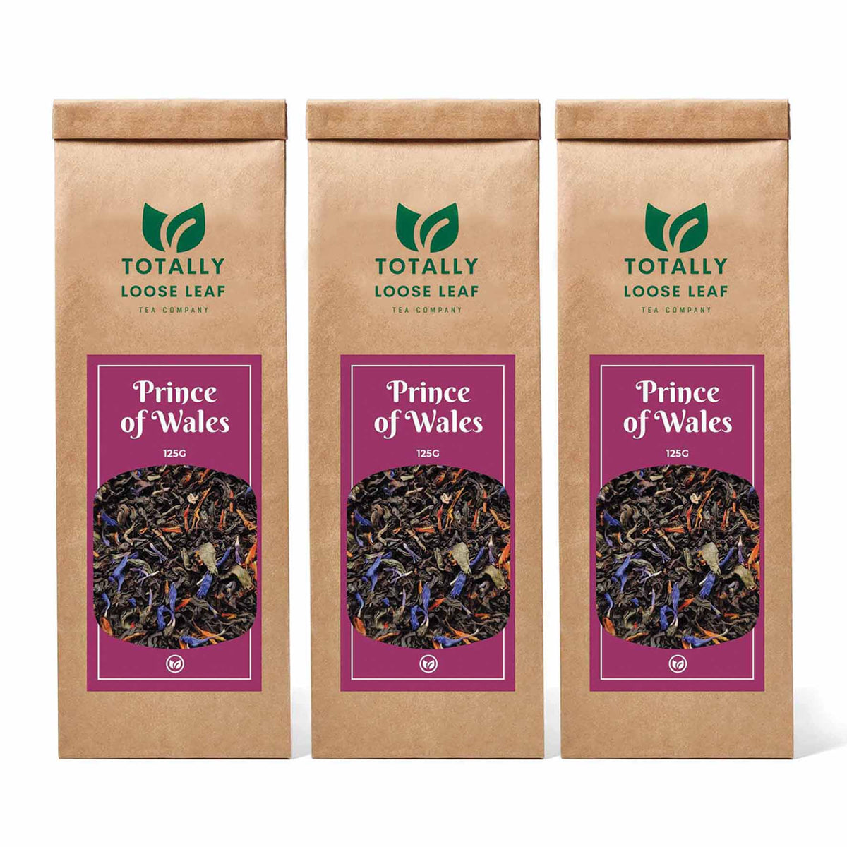 Prince of Wales Afternoon Loose Leaf Tea - three pouches