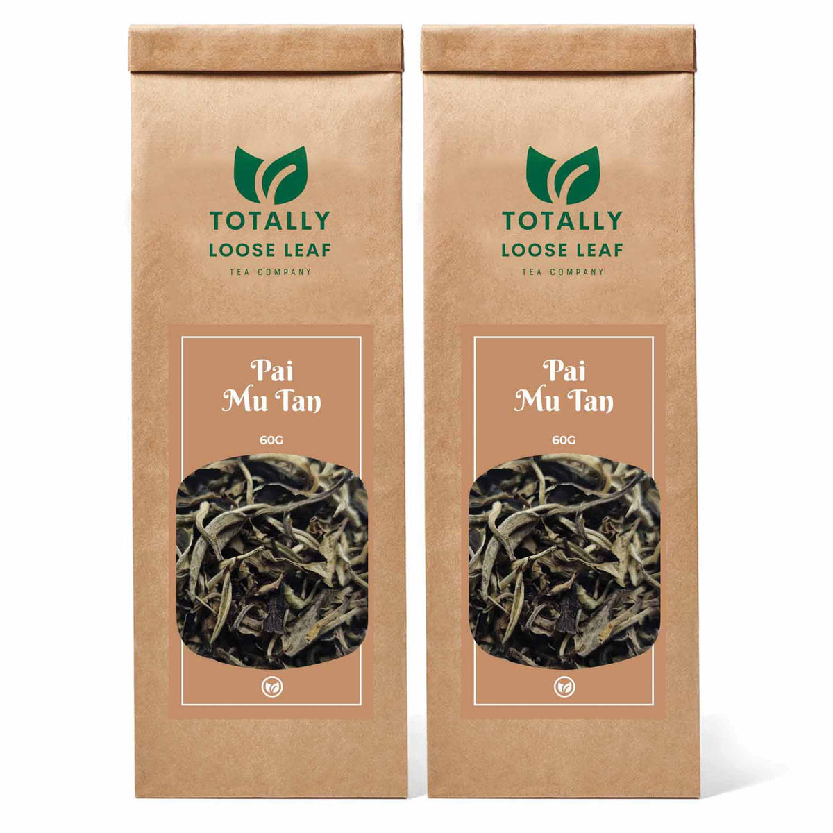 Pai Mu Tan White Loose Leaf Tea - two pouches