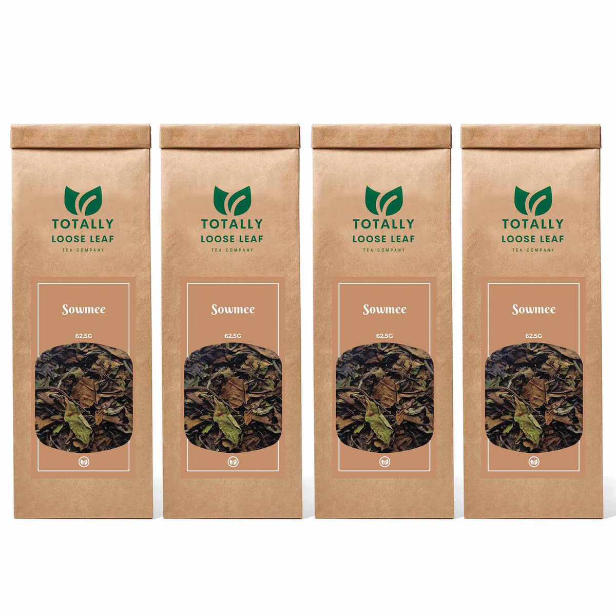 Sowmee White Loose Leaf Tea - four pouches