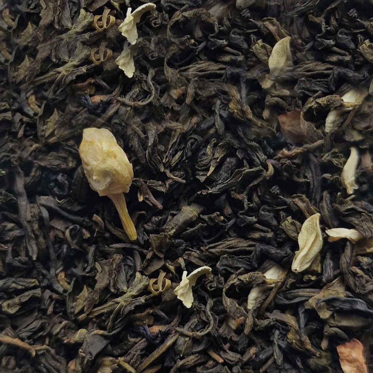 Fujian Jasmine Green Loose Leaf Tea - tea leaves