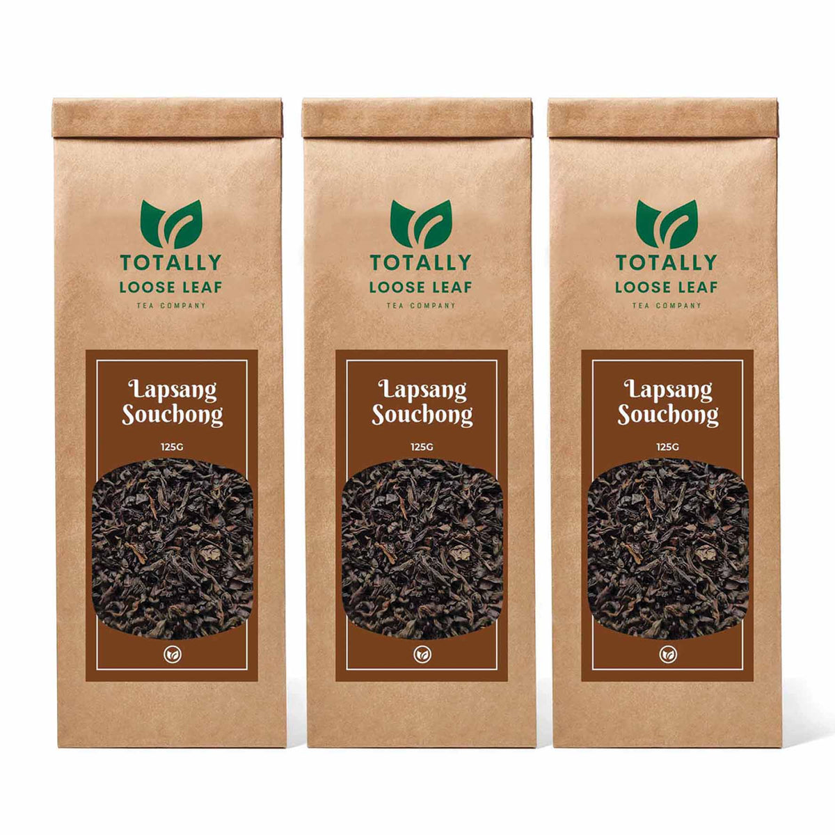 Lapsang Souchong Black Loose Leaf Tea - three pouches