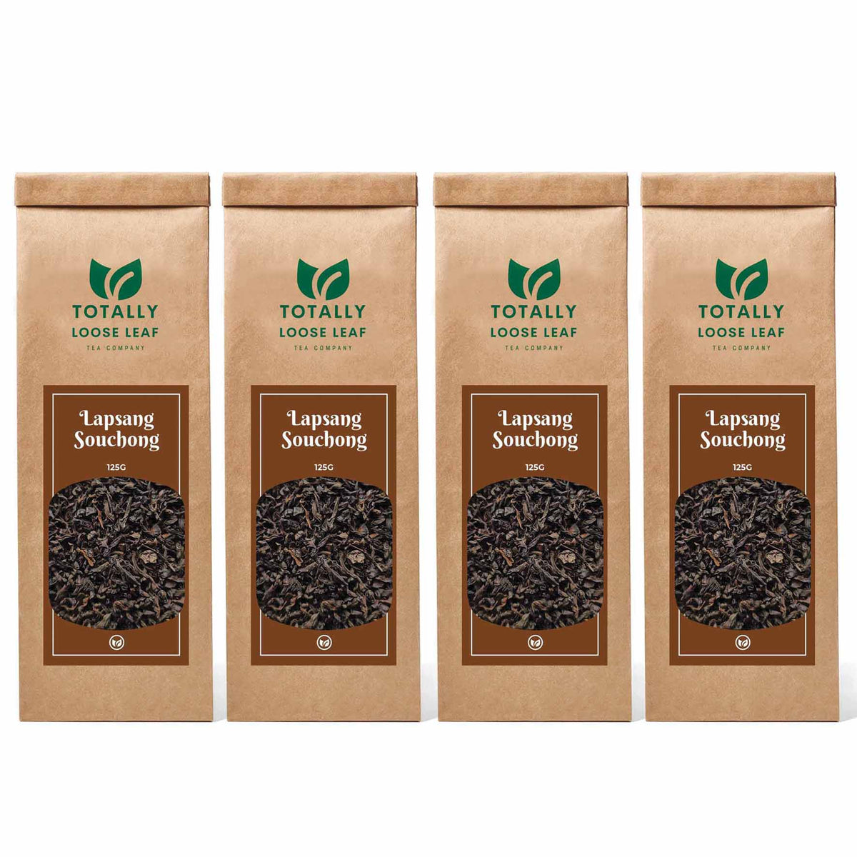 Lapsang Souchong Black Loose Leaf Tea - four pouches
