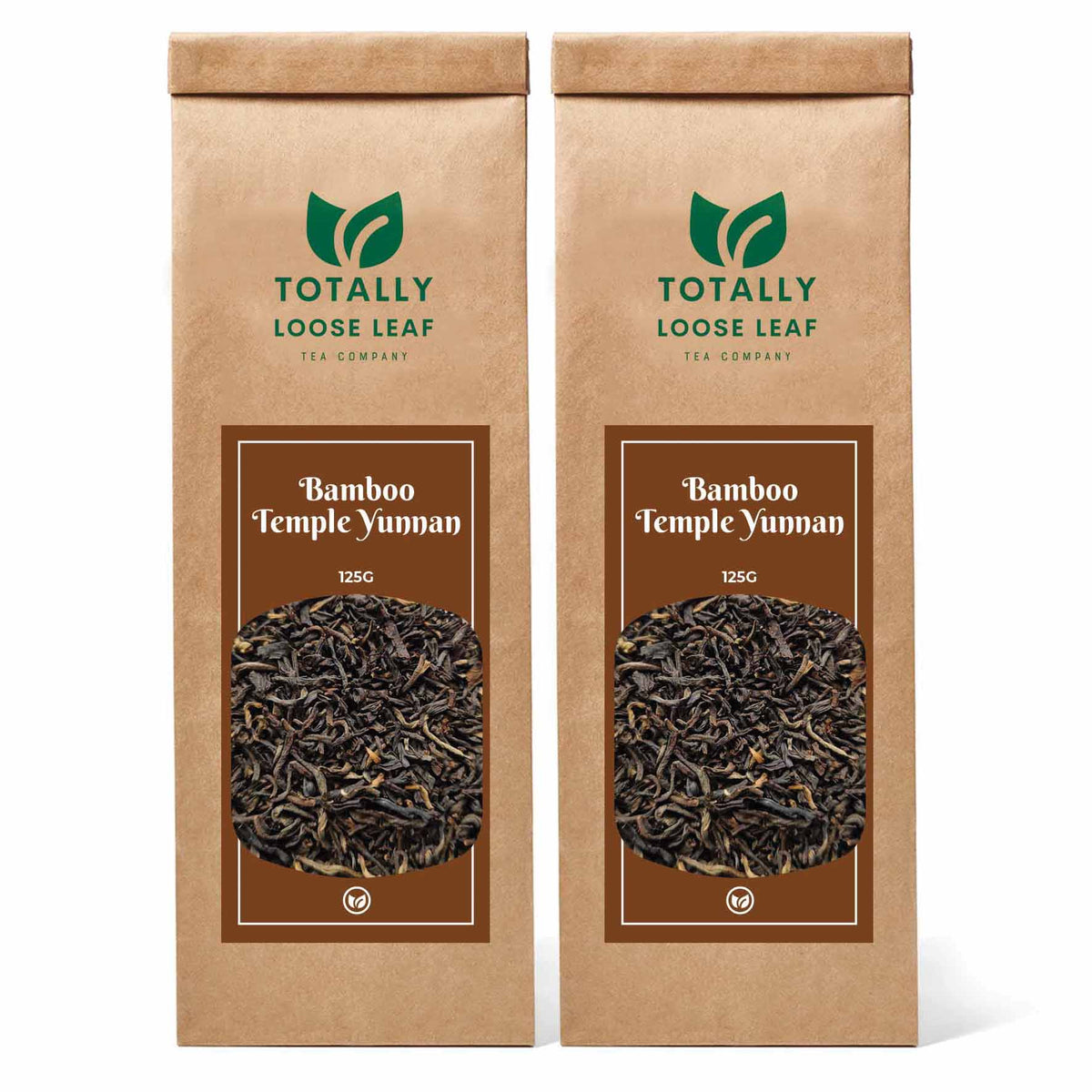 Bamboo Temple Yunnan Black Loose Leaf Tea - two pouches