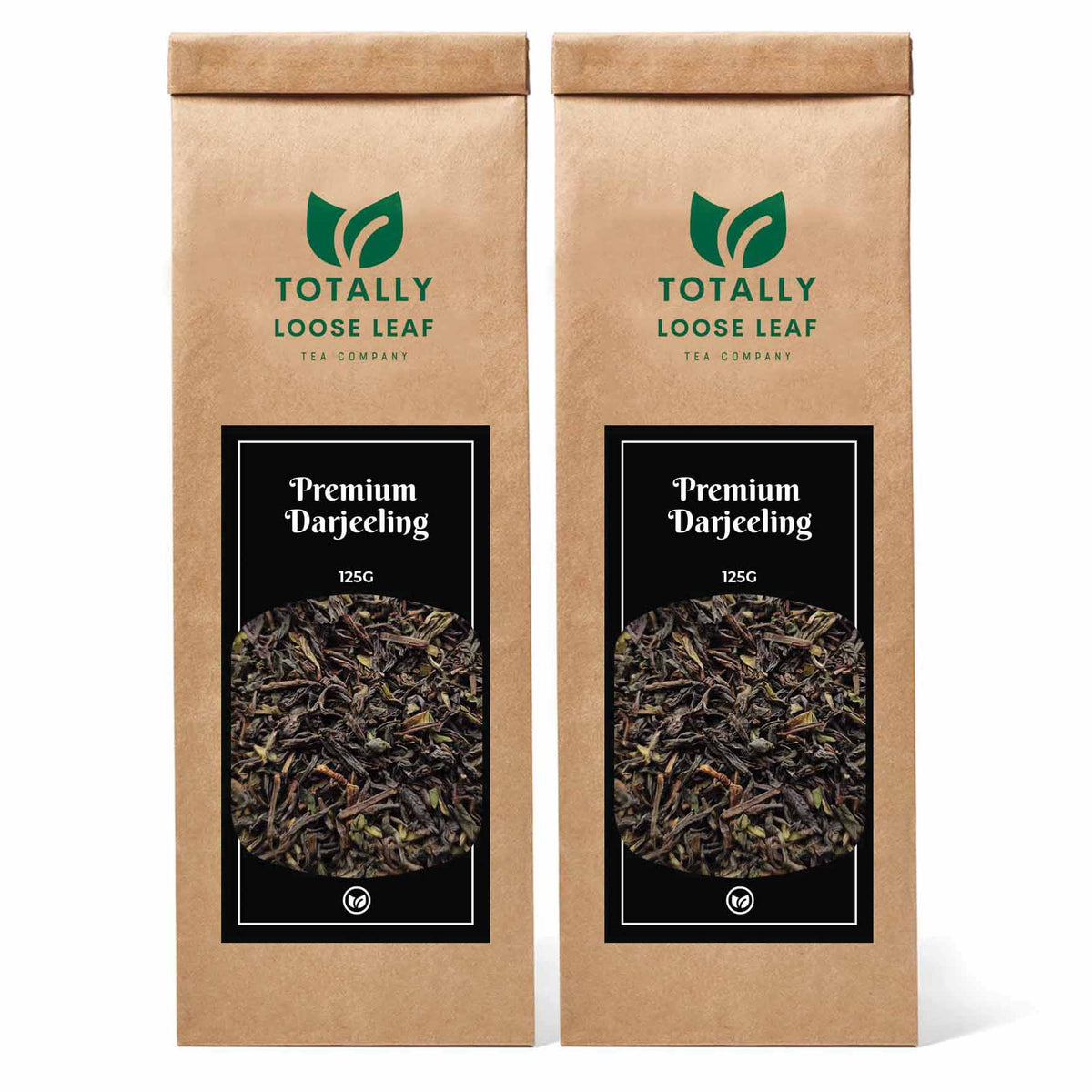 Premium Darjeeling Black Estate Loose Leaf Tea - two pouches