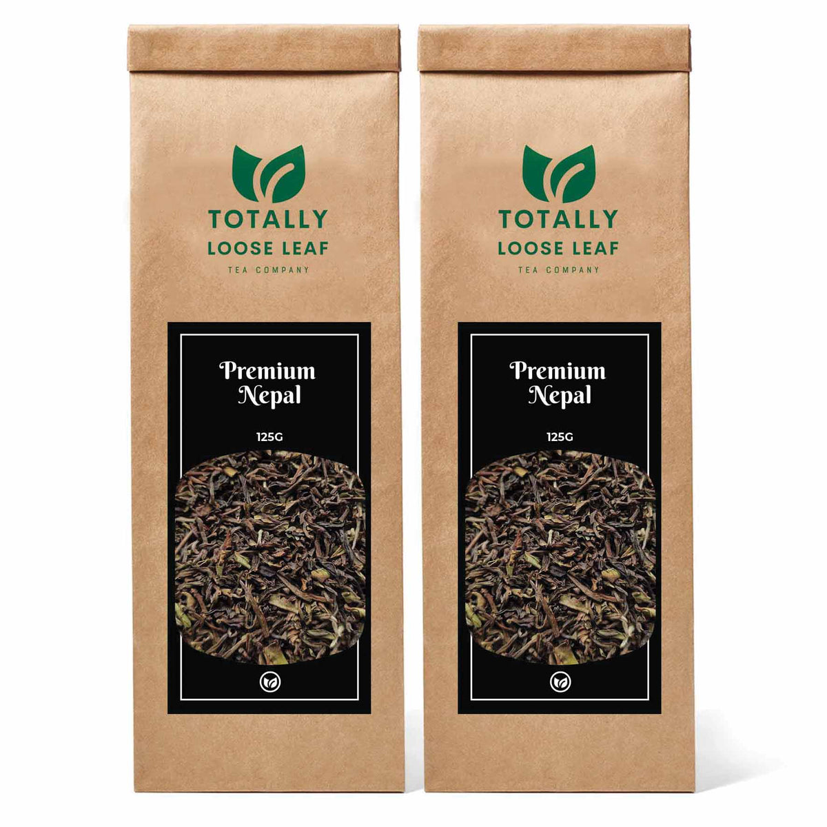 Premium Nepal Black Estate Loose Leaf Tea - two pouches