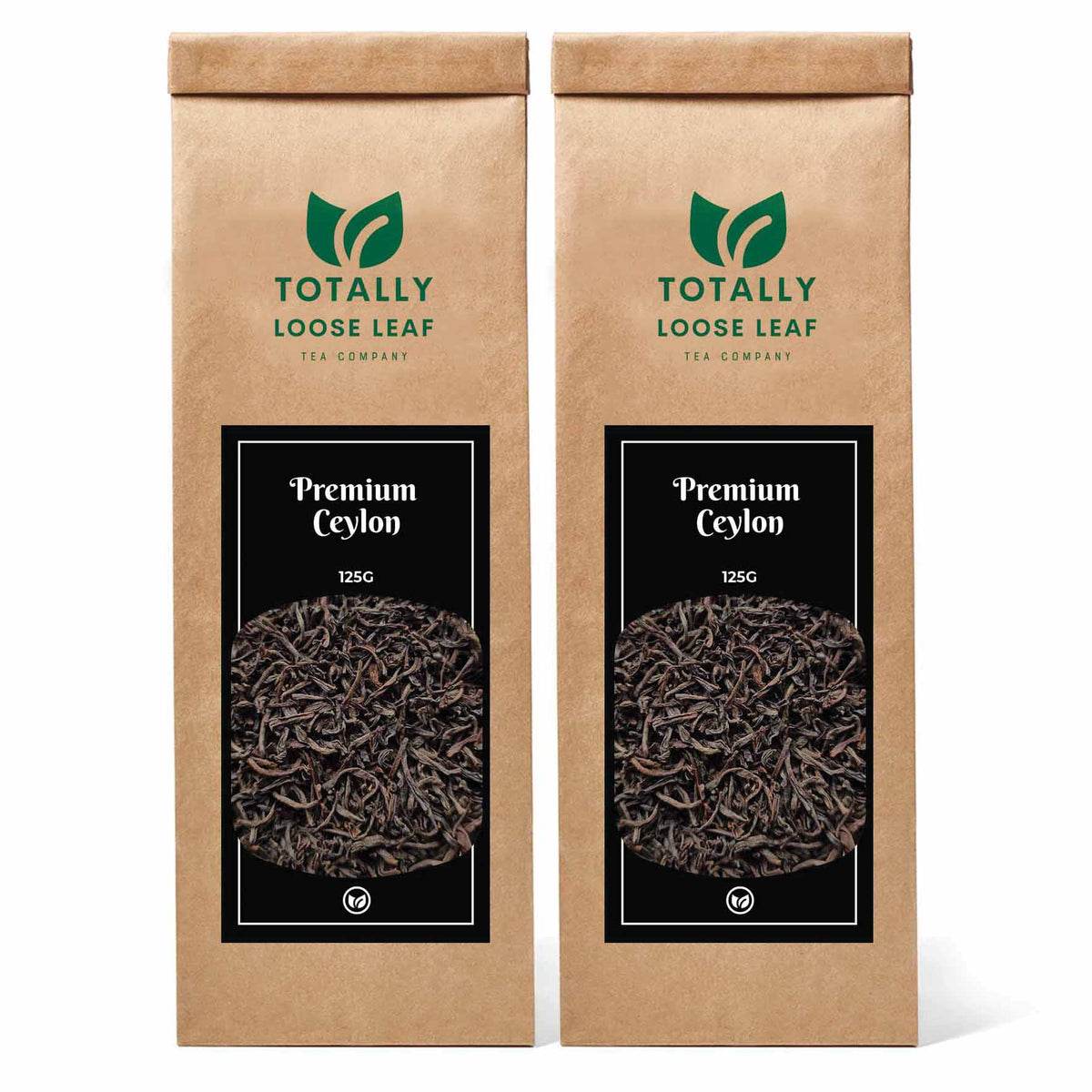 Premium Ceylon Black Estate Loose Leaf Tea - two pouches