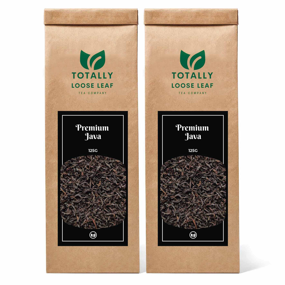 Premium Java Black Estate Loose Leaf Tea - two pouches