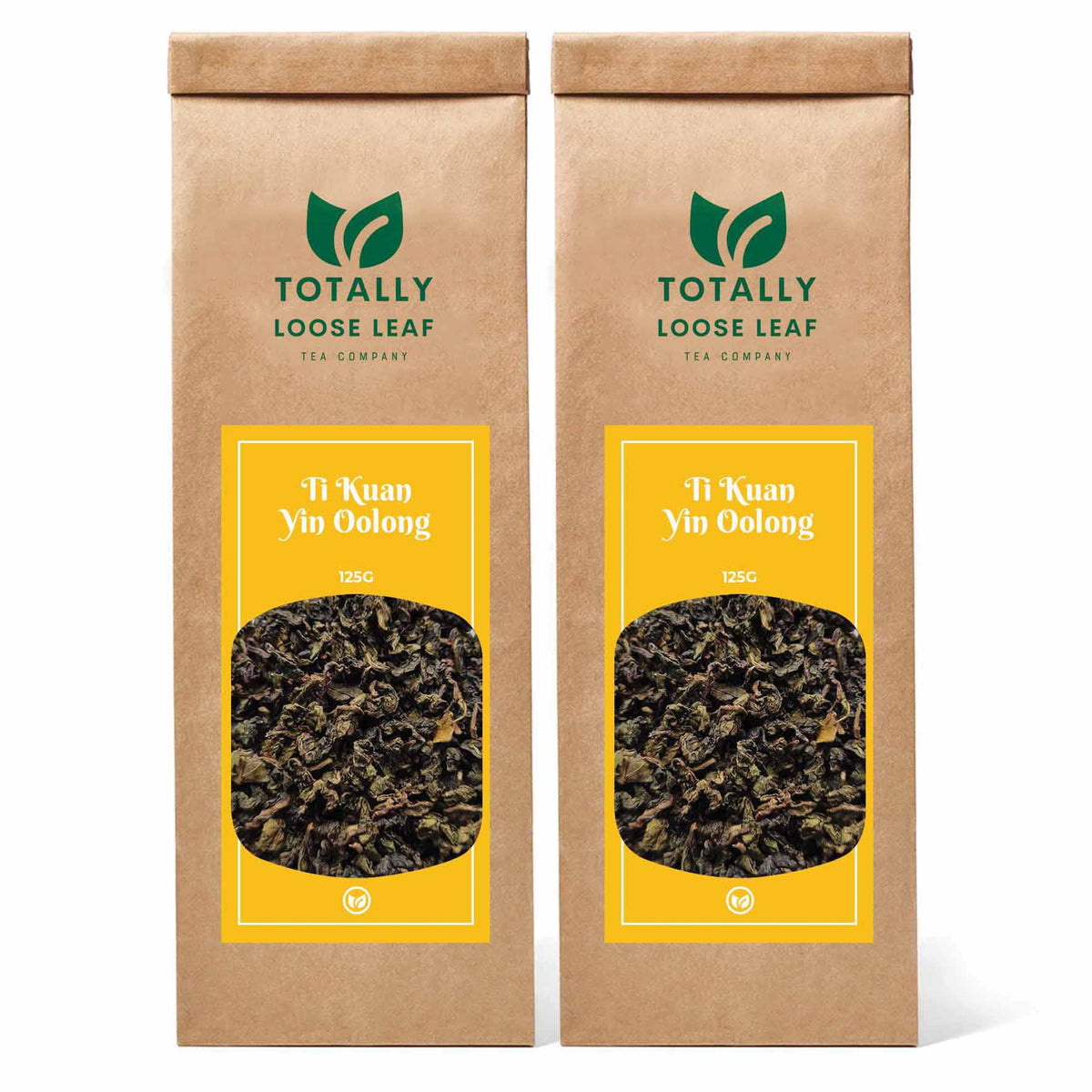 Ti Kuan Yin Oolong Loose Leaf Tea - two pouches