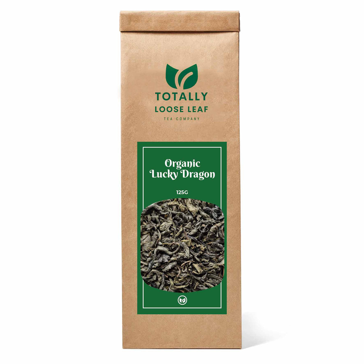 Organic Lucky Dragon Green Loose Leaf Tea - one pouch
